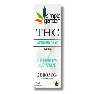 Delta-8 THC Disposable Vape (2ml) – Wedding Cake (Hybrid)