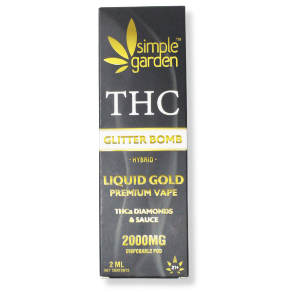 Glitter Bomb THCa Diamonds Disposable Vape — 2000mg | Hybrid Hemp Vape