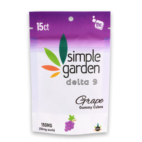 Simple GardenCBD Delta-9 Gummies - 150mg - Grape