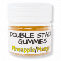 Pineapple-Mango Double-Stacked THC Gummies — 200mg, 5-Count | Delta-9 + Delta-8 + THCp