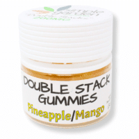 Pineapple-Mango Double-Stacked THC Gummies — 200mg, 5-Count | Delta-9 + Delta-8 + THCp