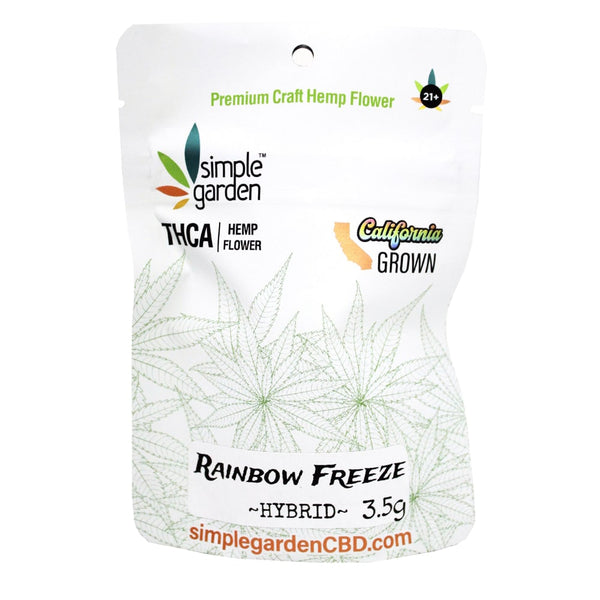 THCa Flower – Rainbow Freeze (Hybrid)