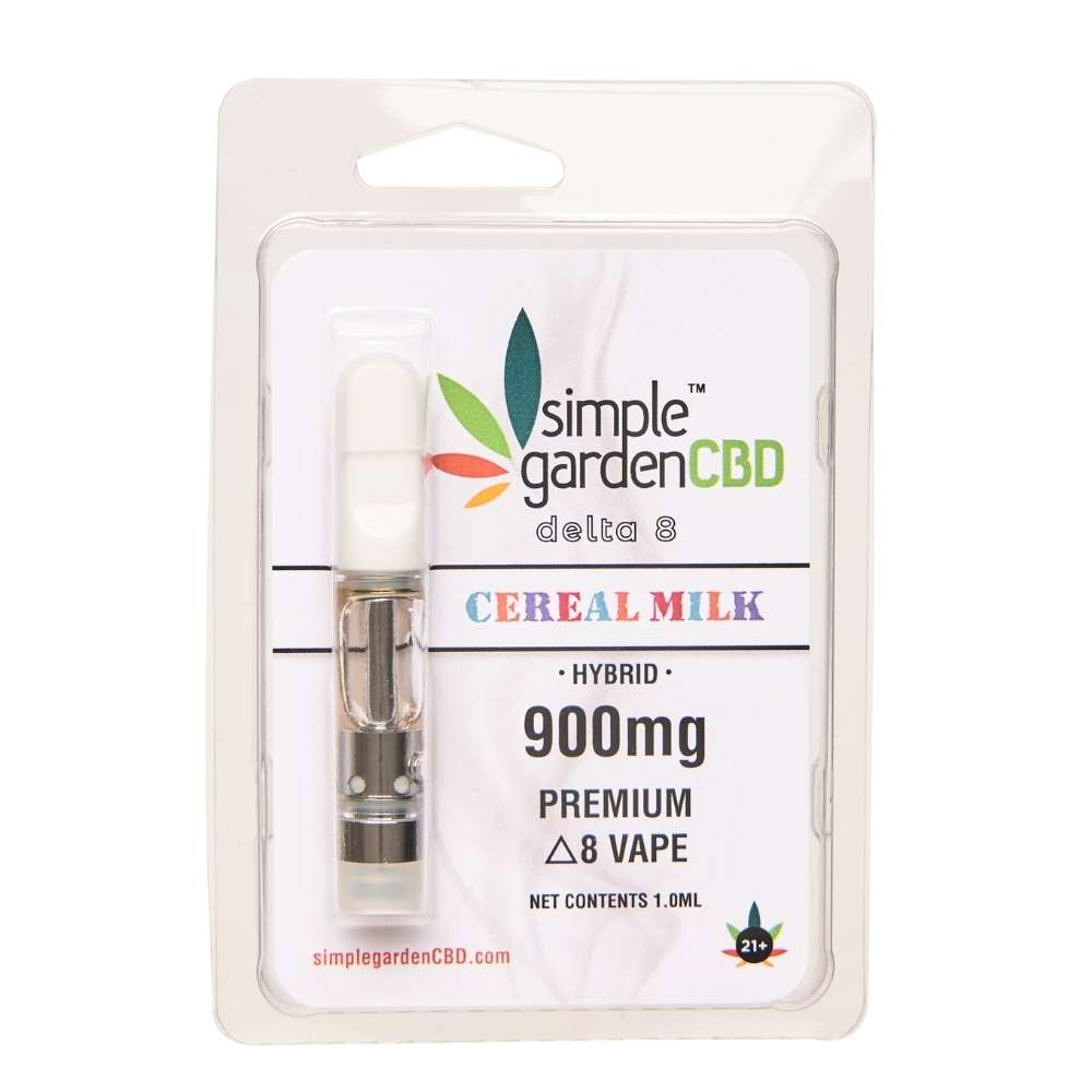 Cereal Milk flavored Delta-8 vape oil cartridge