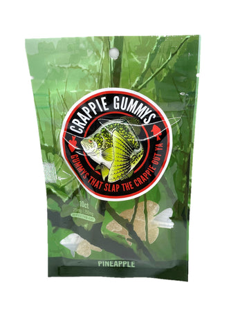 Crappie Gummy's with CBD and Delta 8 - 250mg - Pineapple